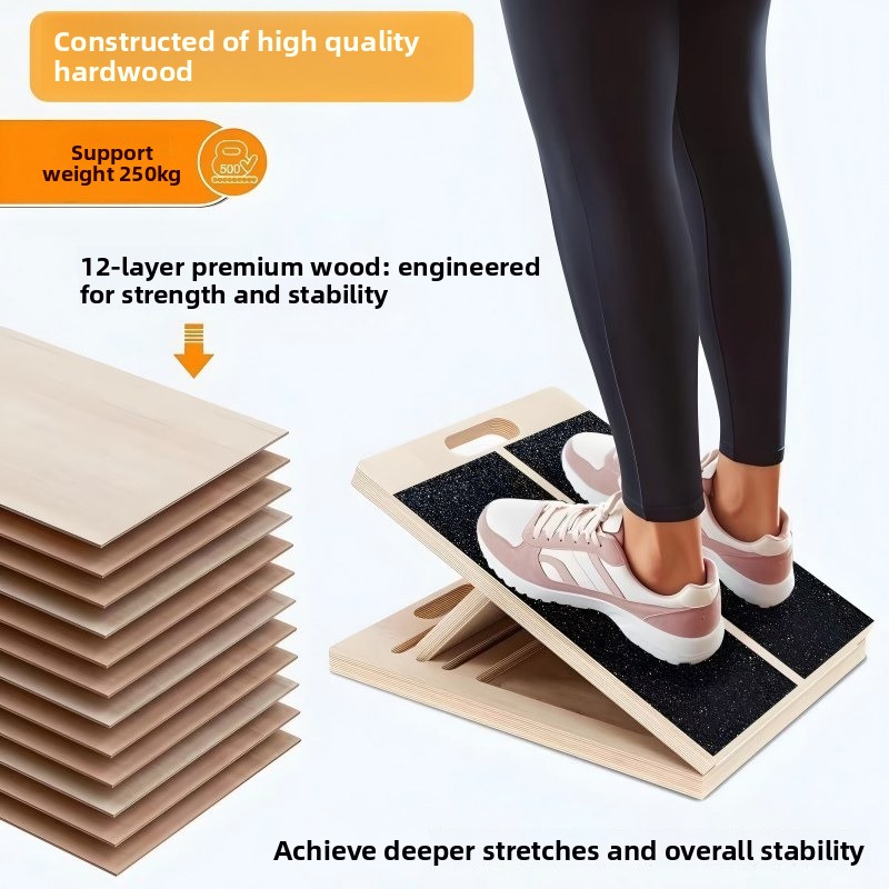 Balance Board Fitness - Portable Wooden Adjustable Balance Board Home