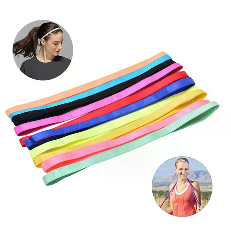 Stretch Strap Yoga - Thin Sport Headbands For Women And