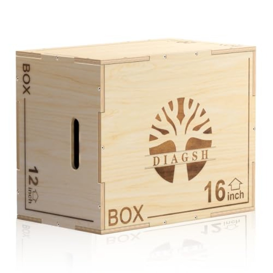 Plyo Box - 3-in-1 wood plyomet - огляд і ціна Plyo Jump Box