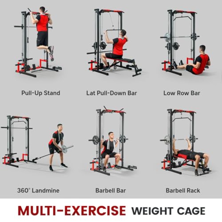 Power Cage Smith Machine Multi - огляд і ціна Lat Pulldown Bar
