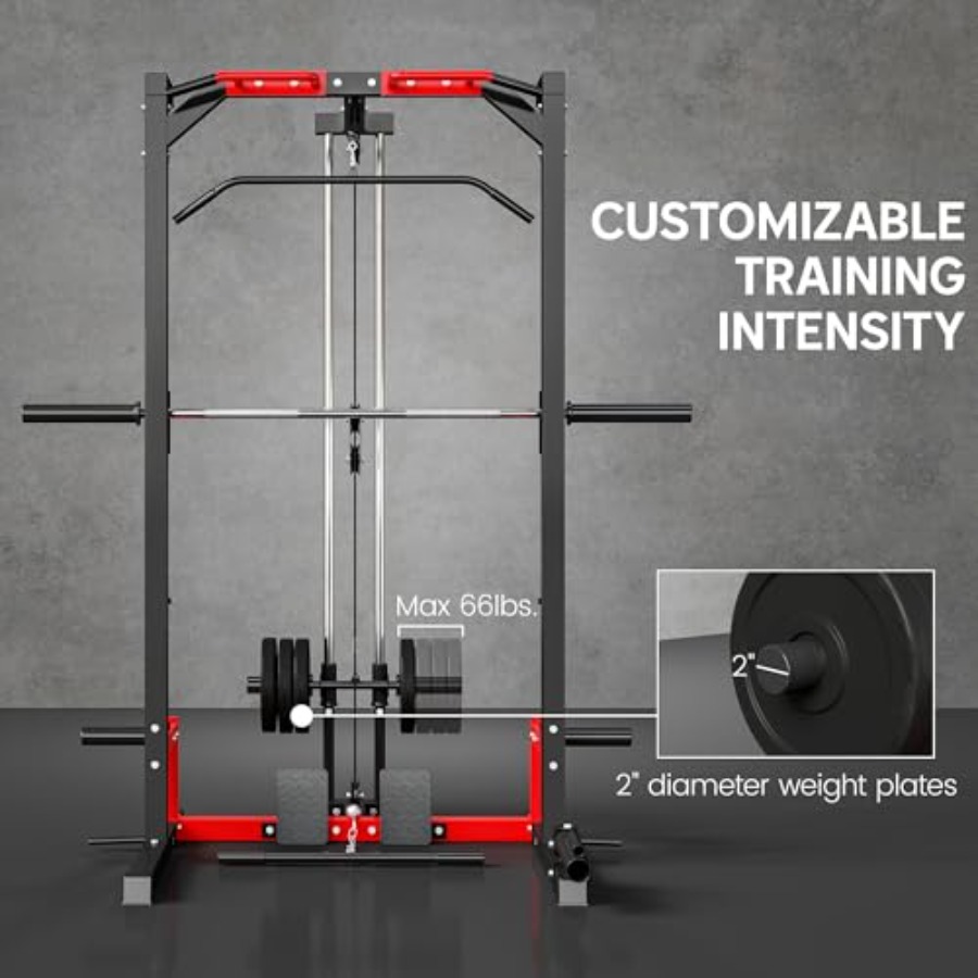 Power Cage Smith Machine Multi - огляд і ціна Lat Pulldown Bar