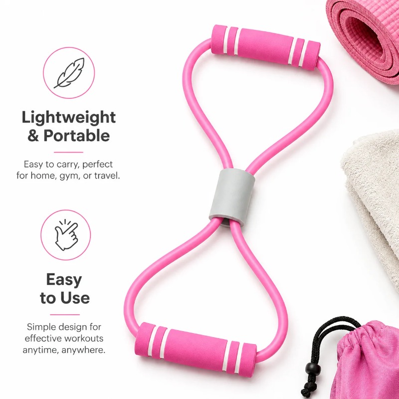 Resistance Bands with Foam Spo - огляд і ціна Yoga Fitness At Home