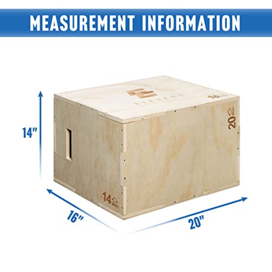 3 in 1 Wooden Plyo Box for Jum - огляд і ціна Plyo Jump Box