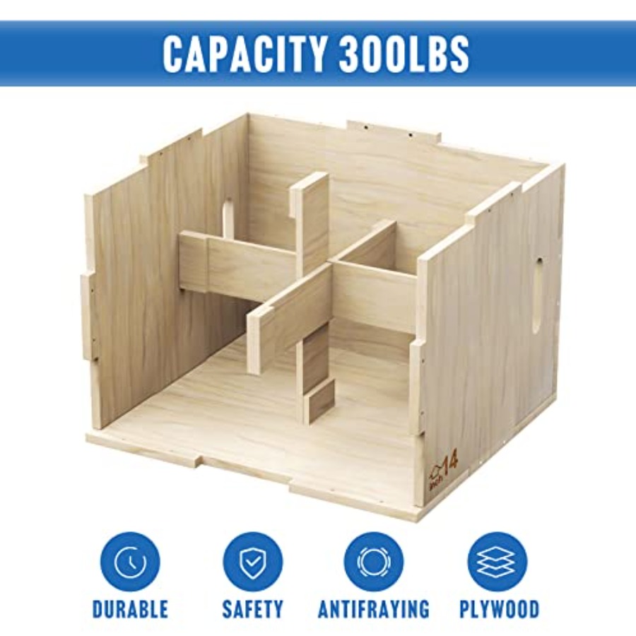 3 in 1 Wooden Plyo Box for Jum - огляд і ціна Plyo Jump Box