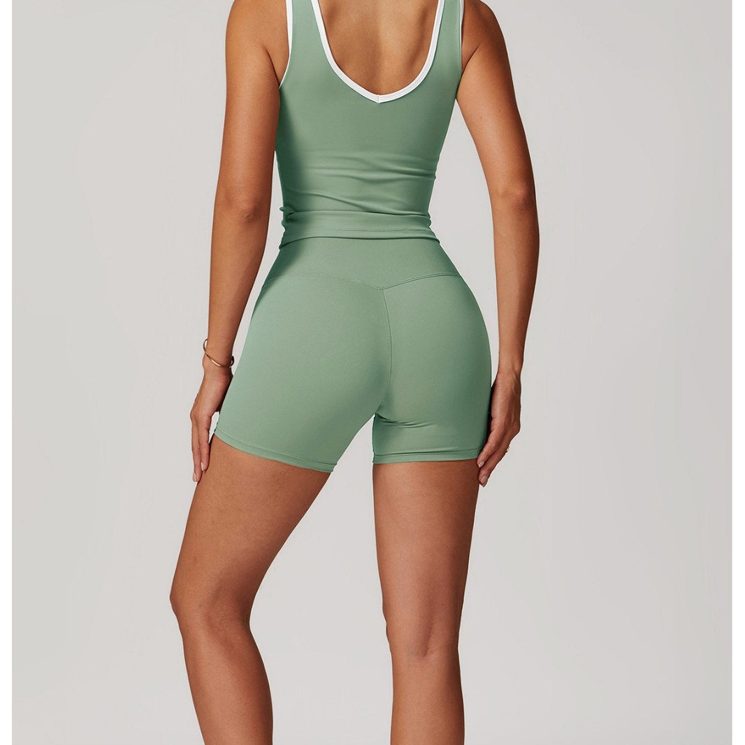 Cross Back High Waist Yoga Set - огляд і ціна Yoga Fitness Health