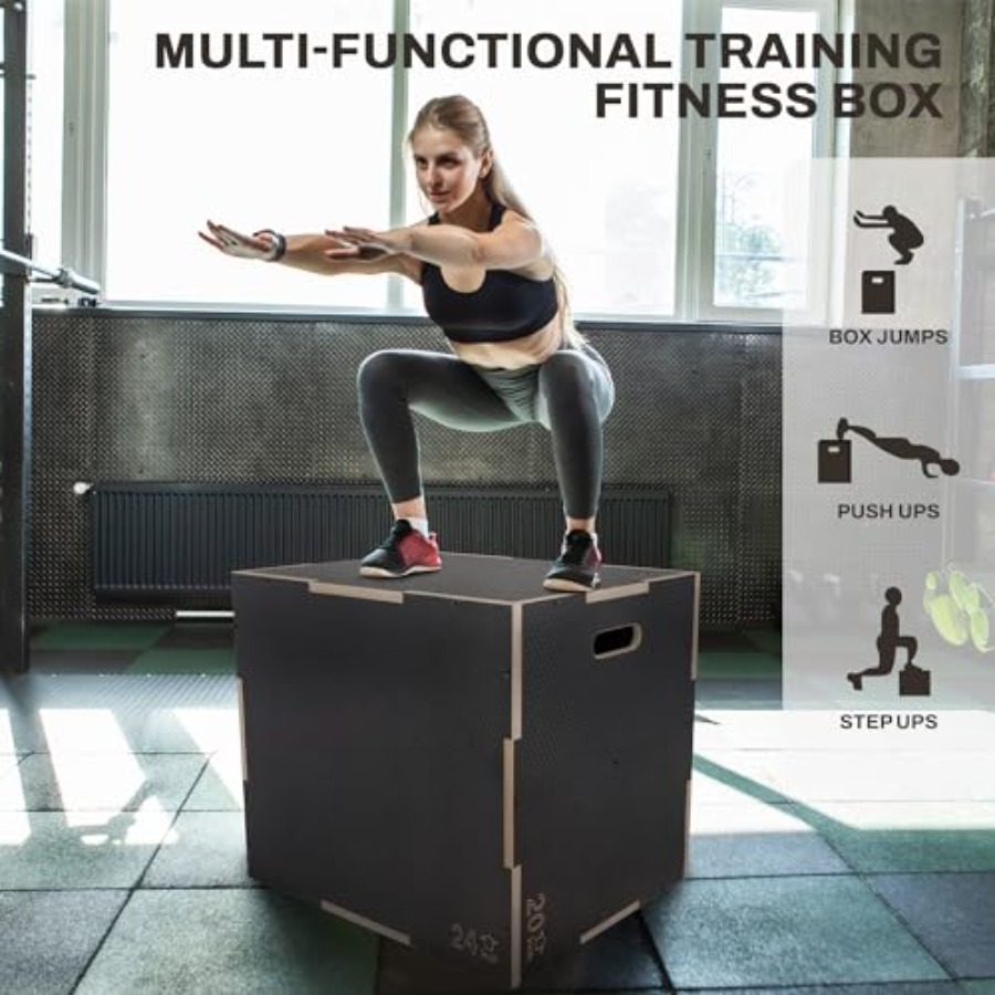 Home gym plyometric workout pl - огляд і ціна Plyo Jump Box