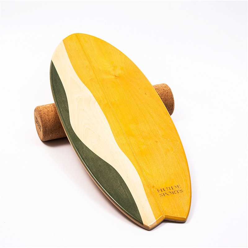 `Fish‑Shaped Wooden Surfing Ba - огляд і ціна Yoga Fitness Gear