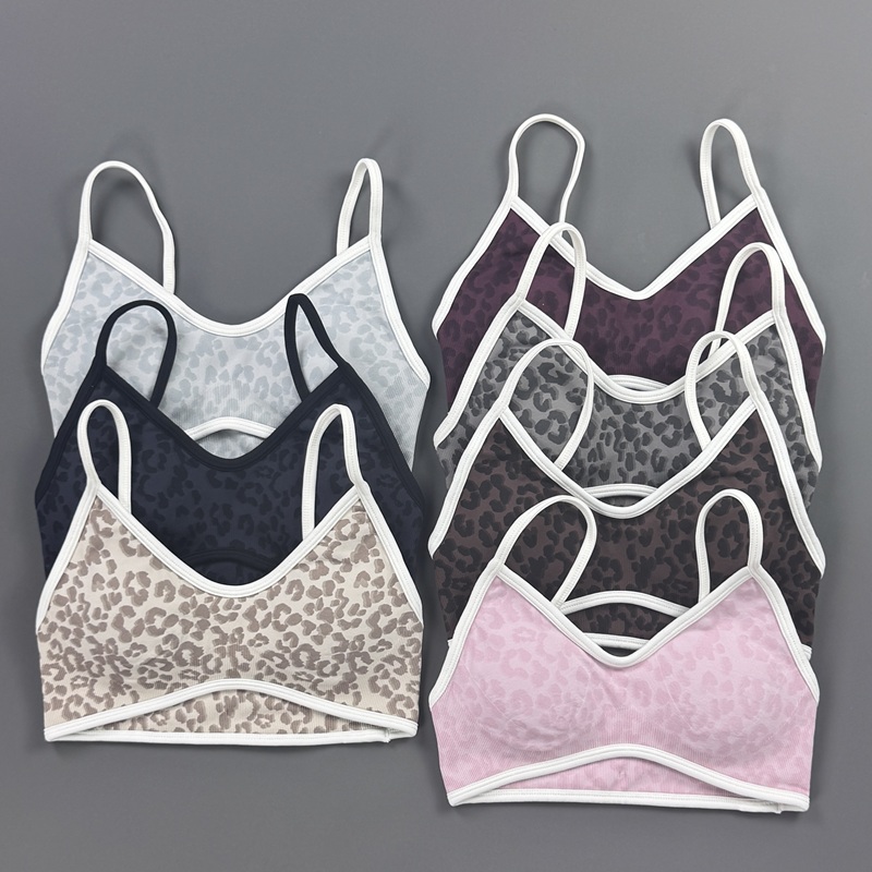 Sports Bra Women Leopard Print - огляд і ціна Stretch Strap Yoga