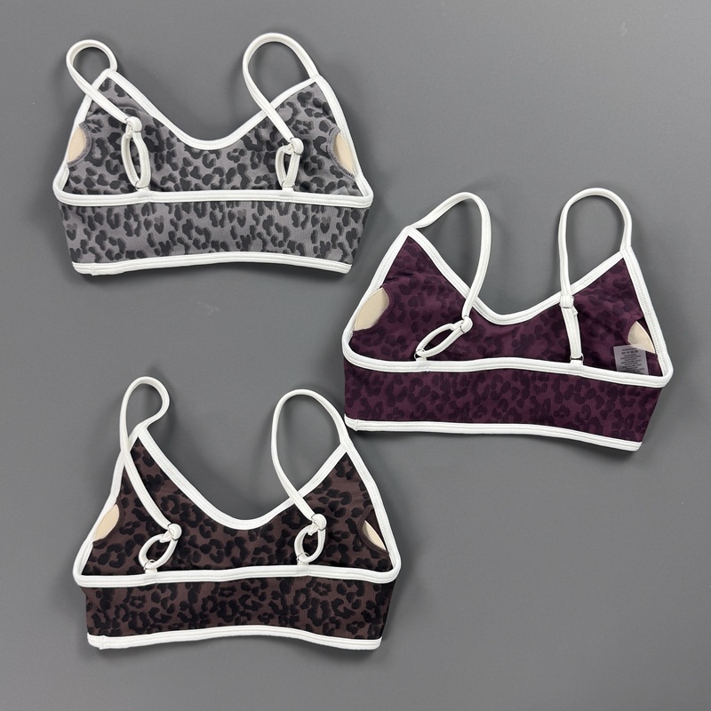Sports Bra Women Leopard Print - огляд і ціна Stretch Strap Yoga