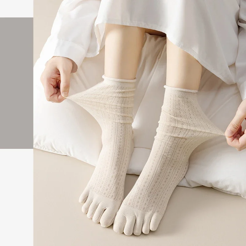 5 Pairs Loose Socks with Five  - огляд і ціна Yoga Toe Separator