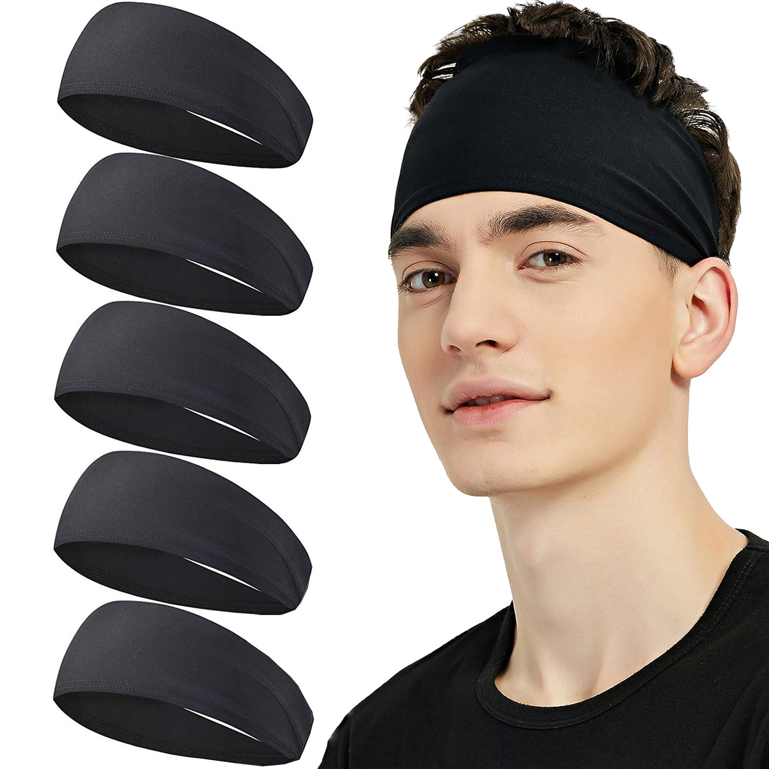 Sweatband for Men Women Elasti - огляд і ціна Stretch Strap Yoga