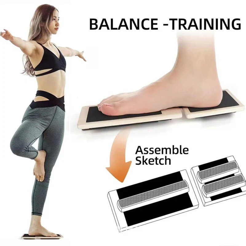 Wooden Single Foot Trainer Bal - огляд і ціна Balance Board Fitness