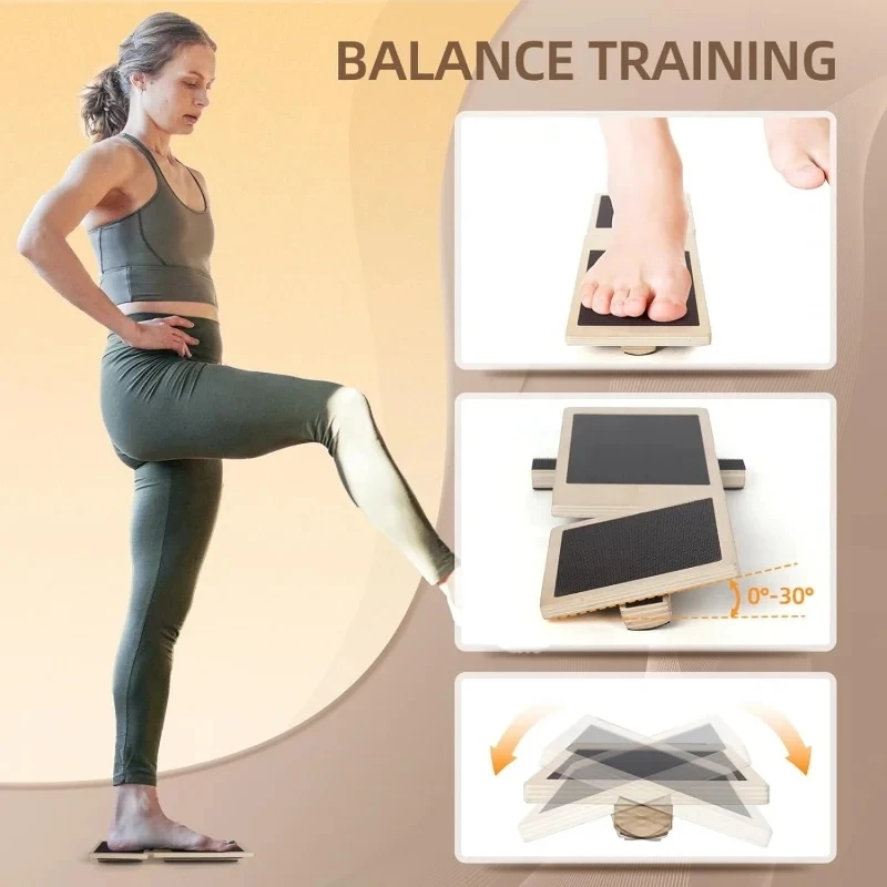 Wooden Single Foot Trainer Bal - огляд і ціна Balance Board Fitness