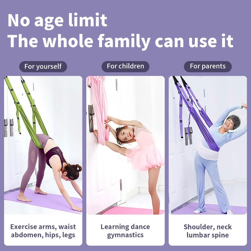 Adjustable Aerial Yoga Hammock - огляд і ціна Stretch Strap Yoga