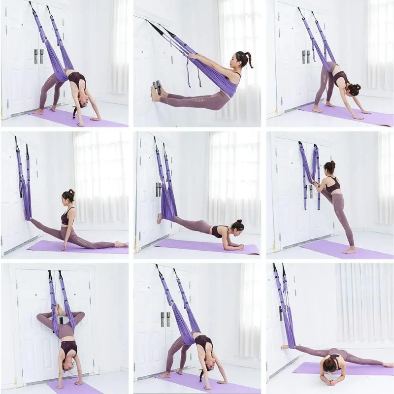 Adjustable Aerial Yoga Hammock - огляд і ціна Stretch Strap Yoga