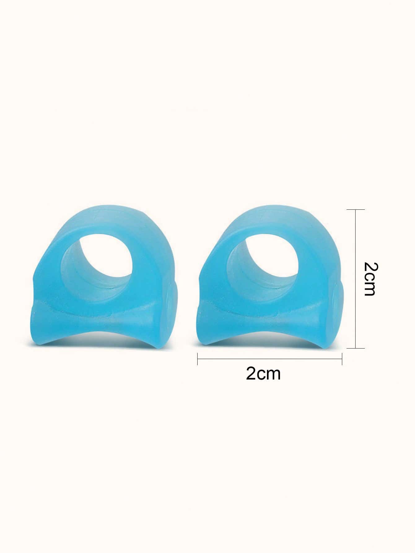 Gel Toe Separator, 4pcs Silico - огляд і ціна Yoga Toe Separator