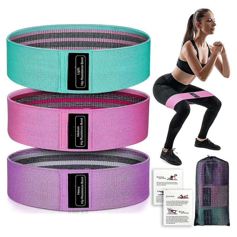 1/3Pcs Resistance Bands Squat  - огляд і ціна Yoga Fitness At Home