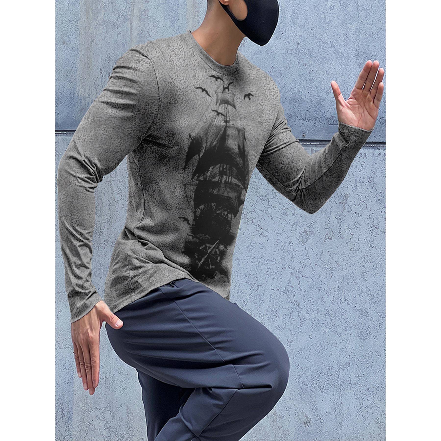 Men's Casual Crewneck Longslee - огляд і ціна Yoga Fitness Gear