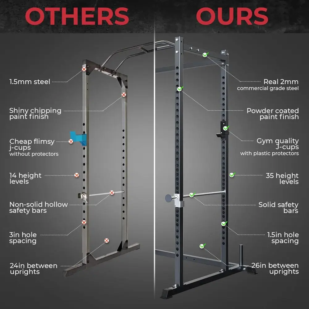 Multi-Function Squat Rack with - огляд і ціна Lat Pulldown Bar